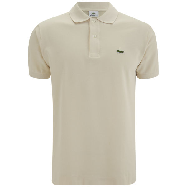 Lacoste Men's Polo Shirt - Off-White/Beige - Free UK Delivery over £50