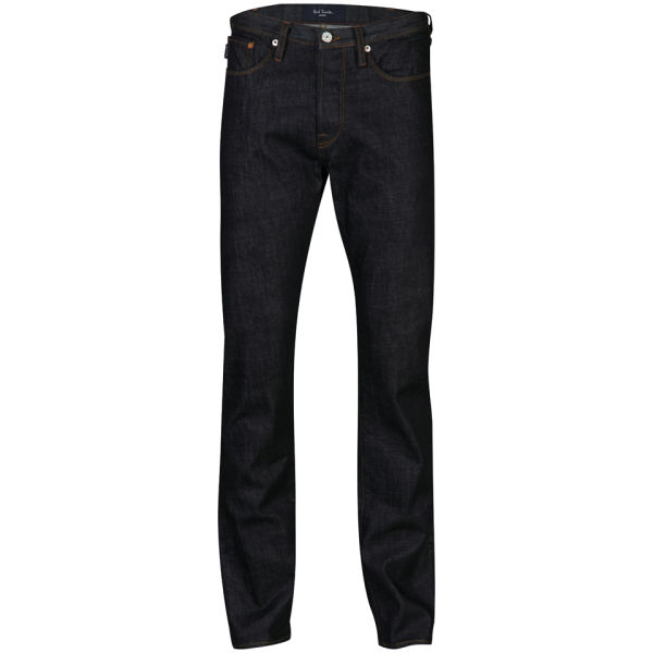 Paul Smith Jeans Men's Mid Rise Classic Fit Jeans - Dark Wash - Free UK ...