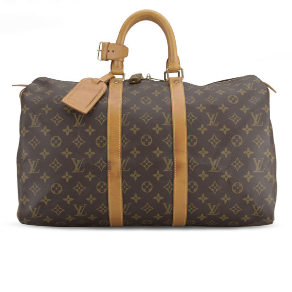 Louis Vuitton Vintage Leather Keepall 45 Holdall - Brown