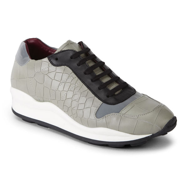 Opening Ceremony Women's OC Checkered Suede Trainers - Grey - Free UK ...
