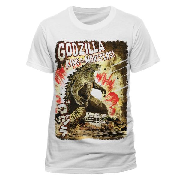 Godzilla Men's T-Shirt - Japanese Poster Merchandise | Zavvi