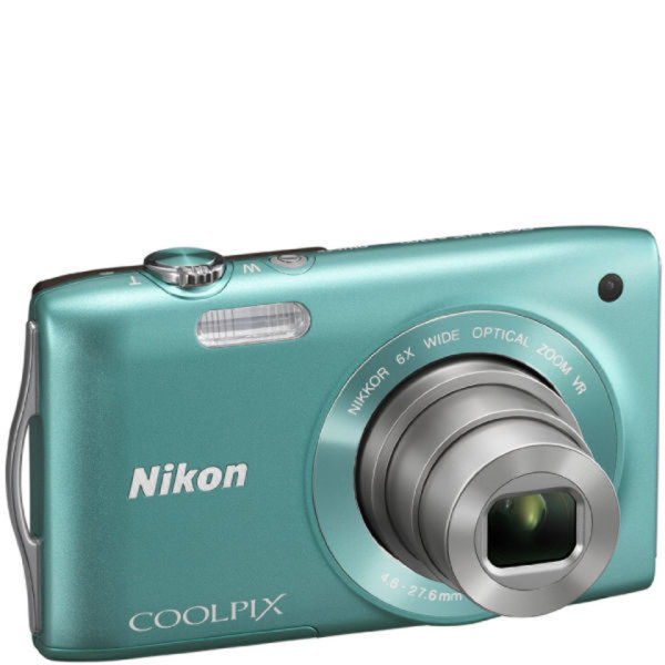 Nikon Coolpix S3300 Compact Digital Camera Green (16MP, 6x Optical