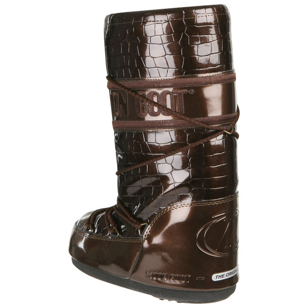 brown crocodile boots womens