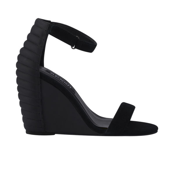 Senso Women's Pia I Suede Wedges - Black | FREE UK Delivery | Allsole