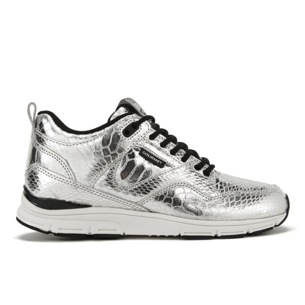 Gourmet Women�s 35 Lite SP Croc Embossed Leather Trainers