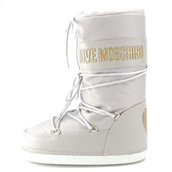 Love Moschino Women's Stivaletto Snow Boots - Ice - Free UK Delivery ...