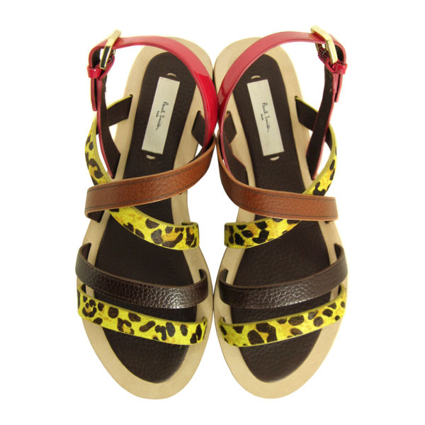 pop womens daffodil ankle strap flat sandals