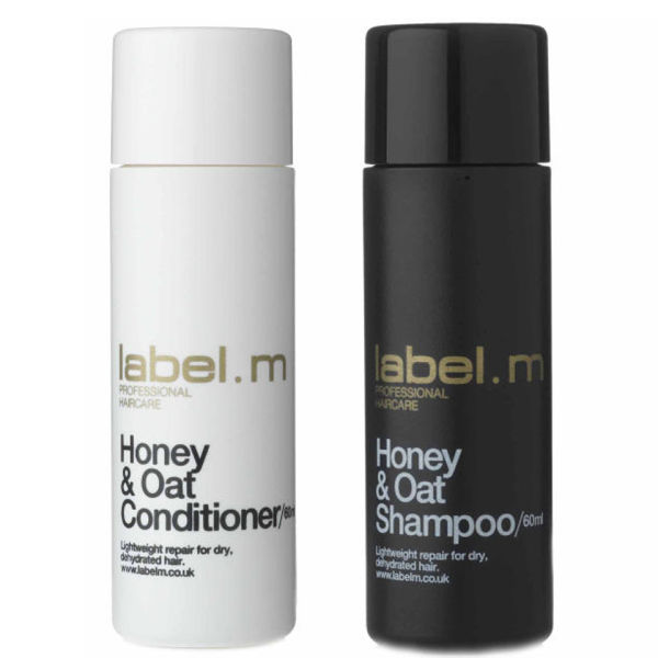 Label M Shampoo And Conditioner label.m Honey & Oat Shampoo and Conditioner (60ml) Travel Duo | Free