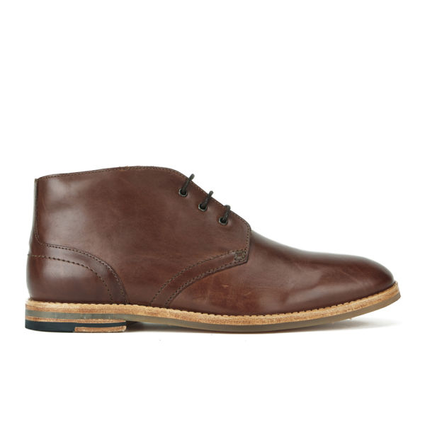 desert boot dark tan leather