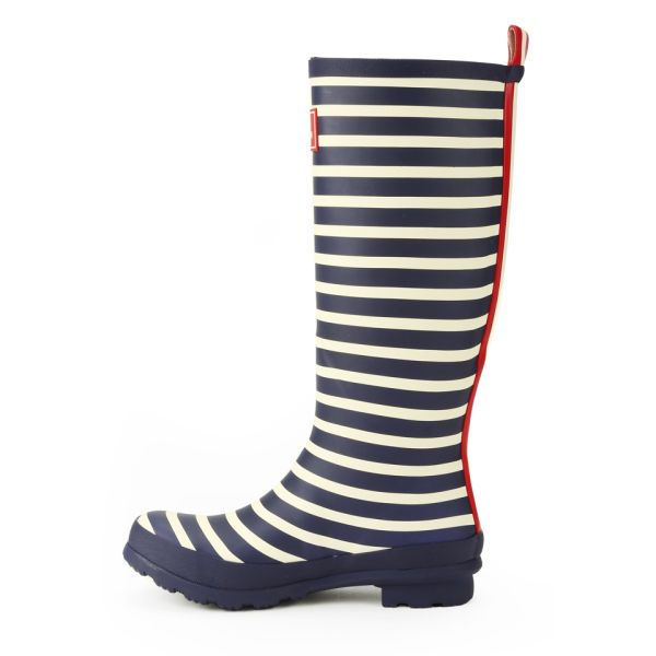 Joules Women's Welly Print Wellies - French Stripe Womens Footwear ...