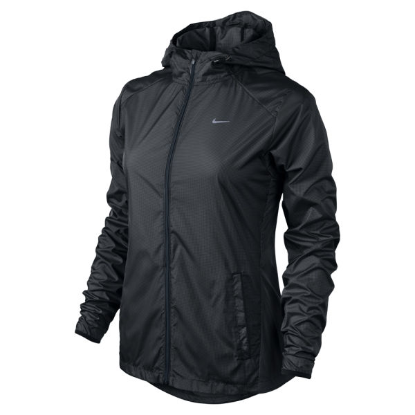 nike running jacket black