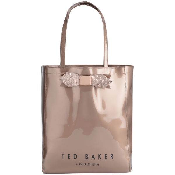 Ted Baker Women's Gemcon Metallic Bow Gem Icon Bag - Rose Gold