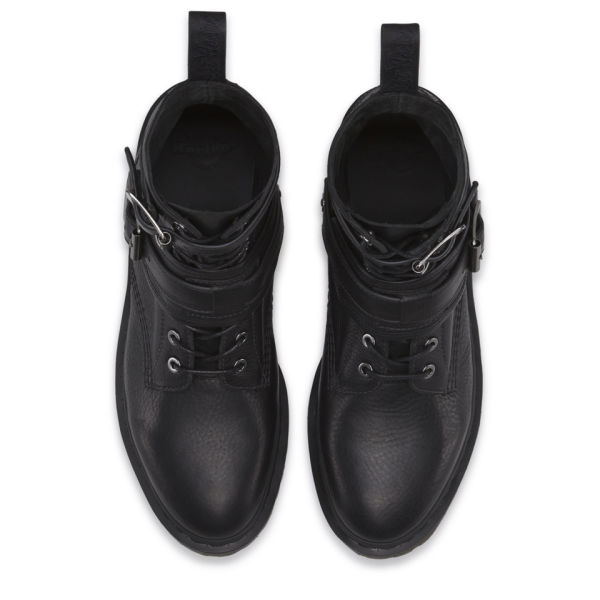 Dr. Martens Womens Dalton Buckle Lace Boots Black FREE UK Delivery