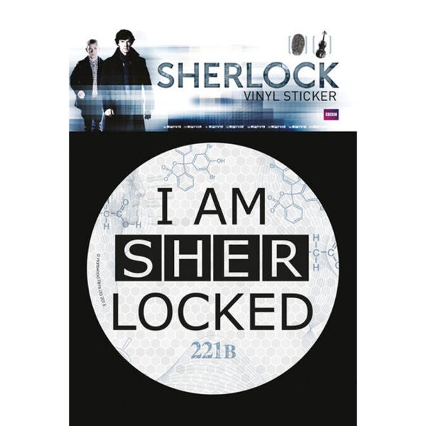Sherlock Sherlocked - Vinyl Sticker - 10 x 15cm | IWOOT