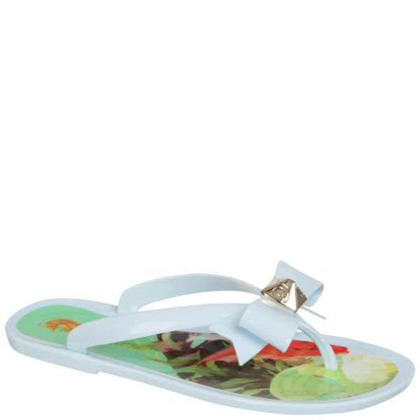 ted baker blue flip flops