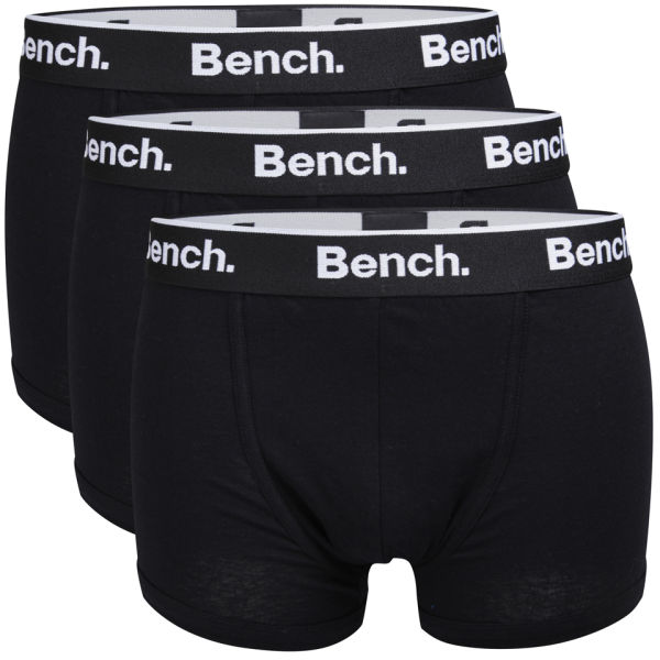Bench Men's 3-Packs Basic Boxers - Black | IWOOT