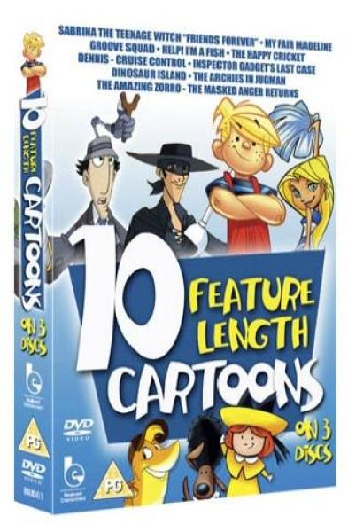 10 Feature Length Cartoons DVD  Zavvi