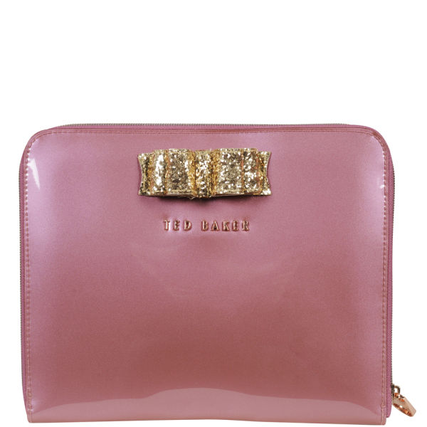 Ted Baker Padcon Glitter Bow iPad Case - Rose Gold