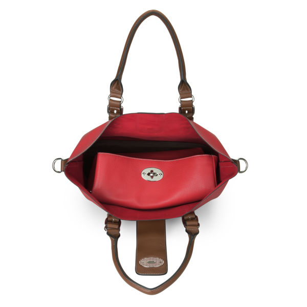 Kris Ana Buttercup Tote with Clutch Bag  Red      Womens Accessories