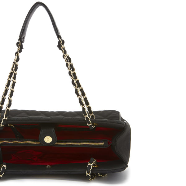 Paul's Boutique Holly Quilted Shoulder Bag Black