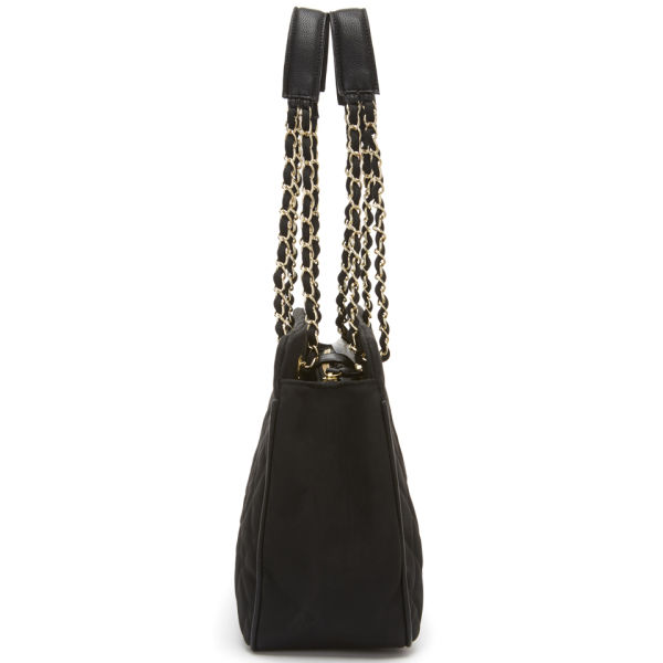 Paul's Boutique Holly Quilted Shoulder Bag Black