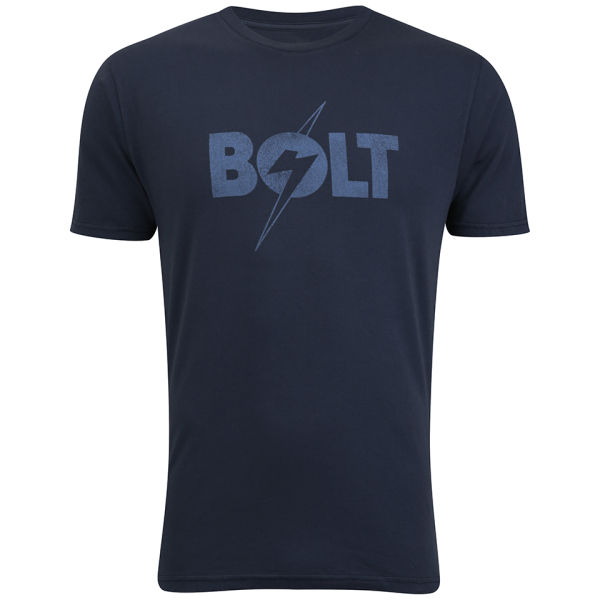 Lightning Bolt men's Logo TShirt Navy Free UK Delivery over £50