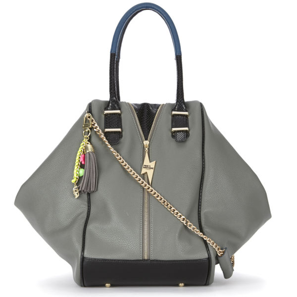 Paul's Boutique Jessie Lightning Slouch Bag Grey