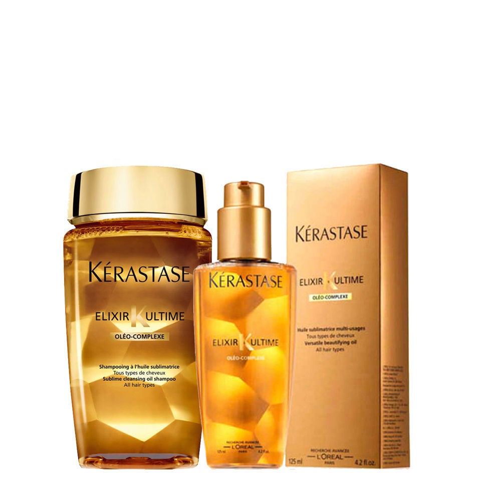 Kérastase Elixir Ultime Huile Lavante Bain (250ml) and Oil 