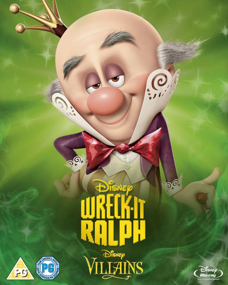 Wreck It Ralph Disney Villains Limited Artwork Edition Blu ray 
