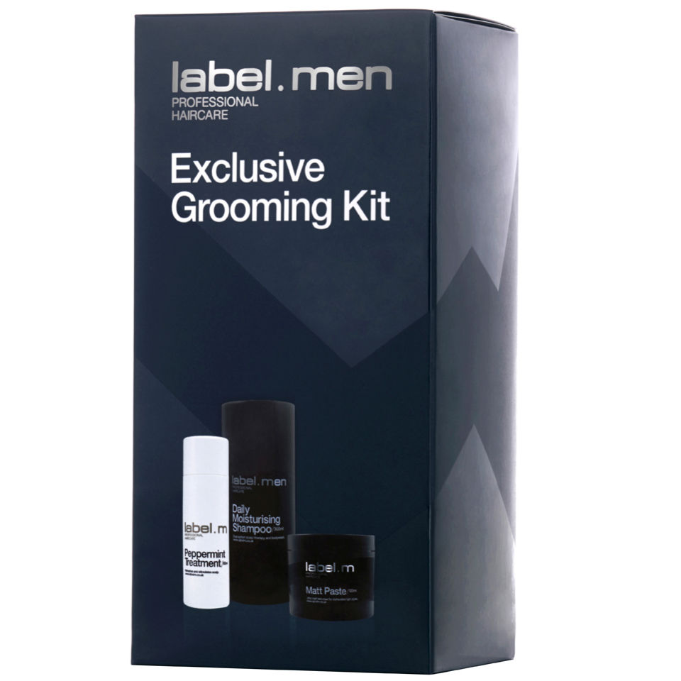 label.m Exclusive Men's Grooming Kit (Daily Shampoo, Matt Paste and ...