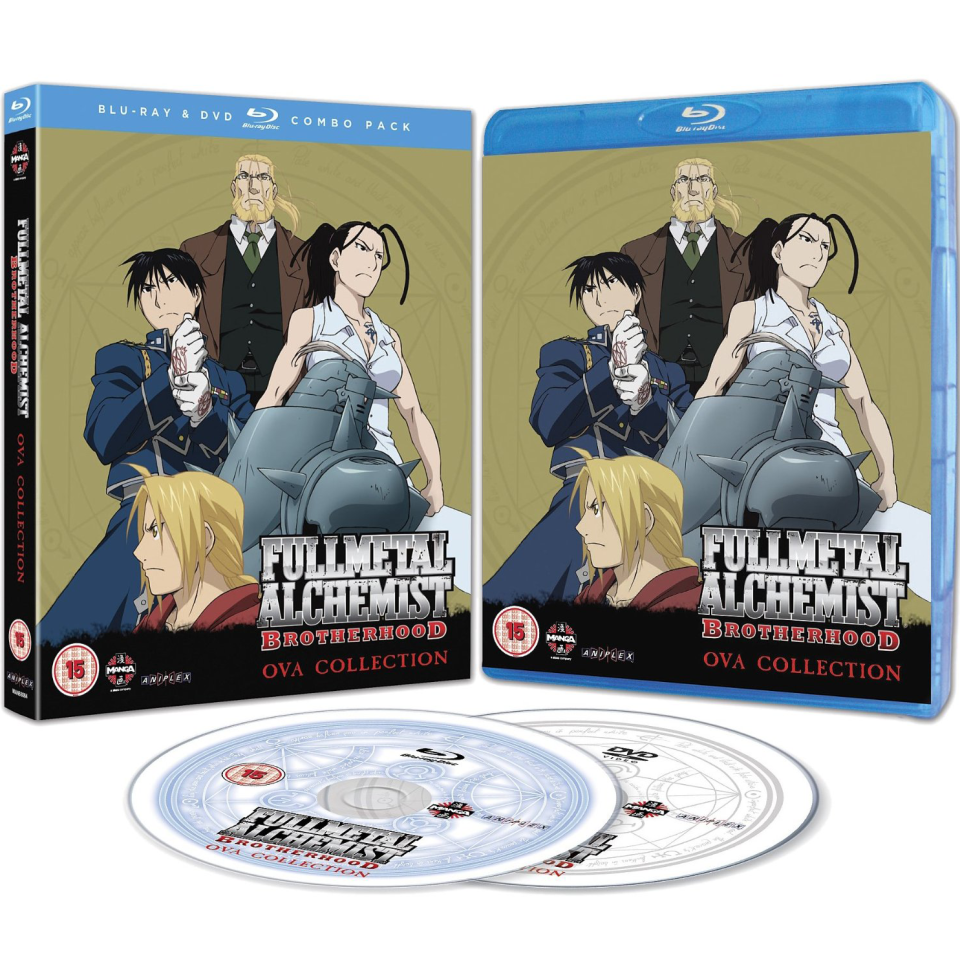 Fullmetal Alchemist Brotherhood Blu Ray Fullmetal Alchemist Brotherhood 4 - Blu-Ray and DVD (Includes Digital