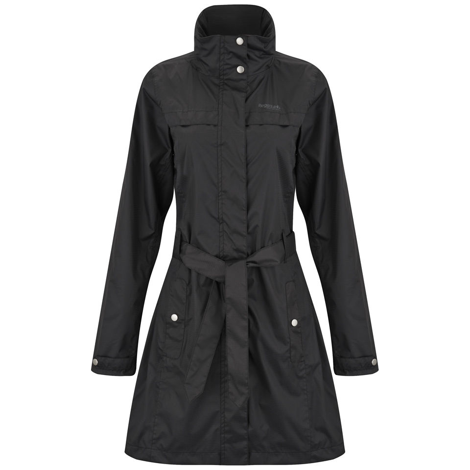 Regatta Women's Waterfall Waterproof ISOTEX 5000 Mac Jacket Black