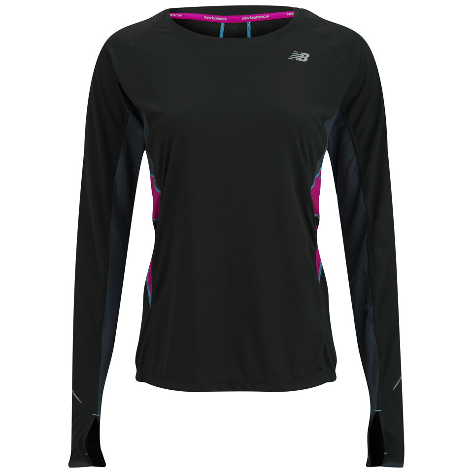 new balance long sleeve running top womens