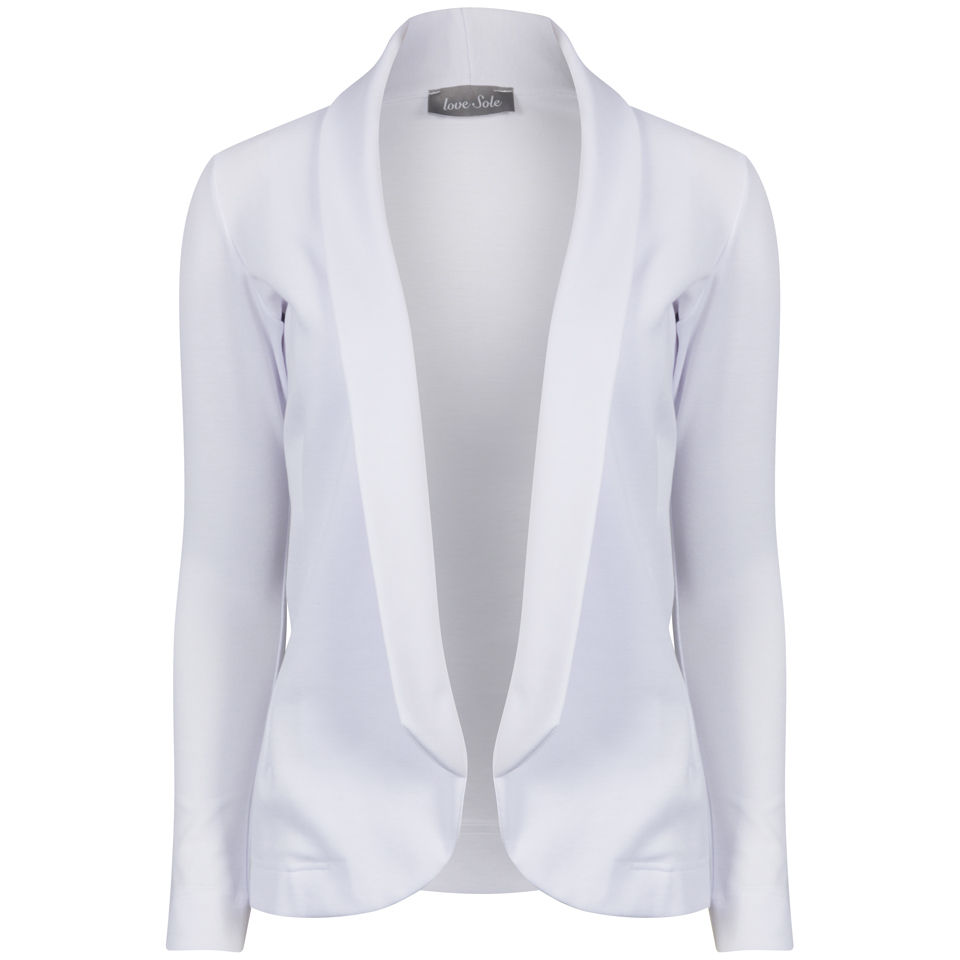 ladies white blazer jacket