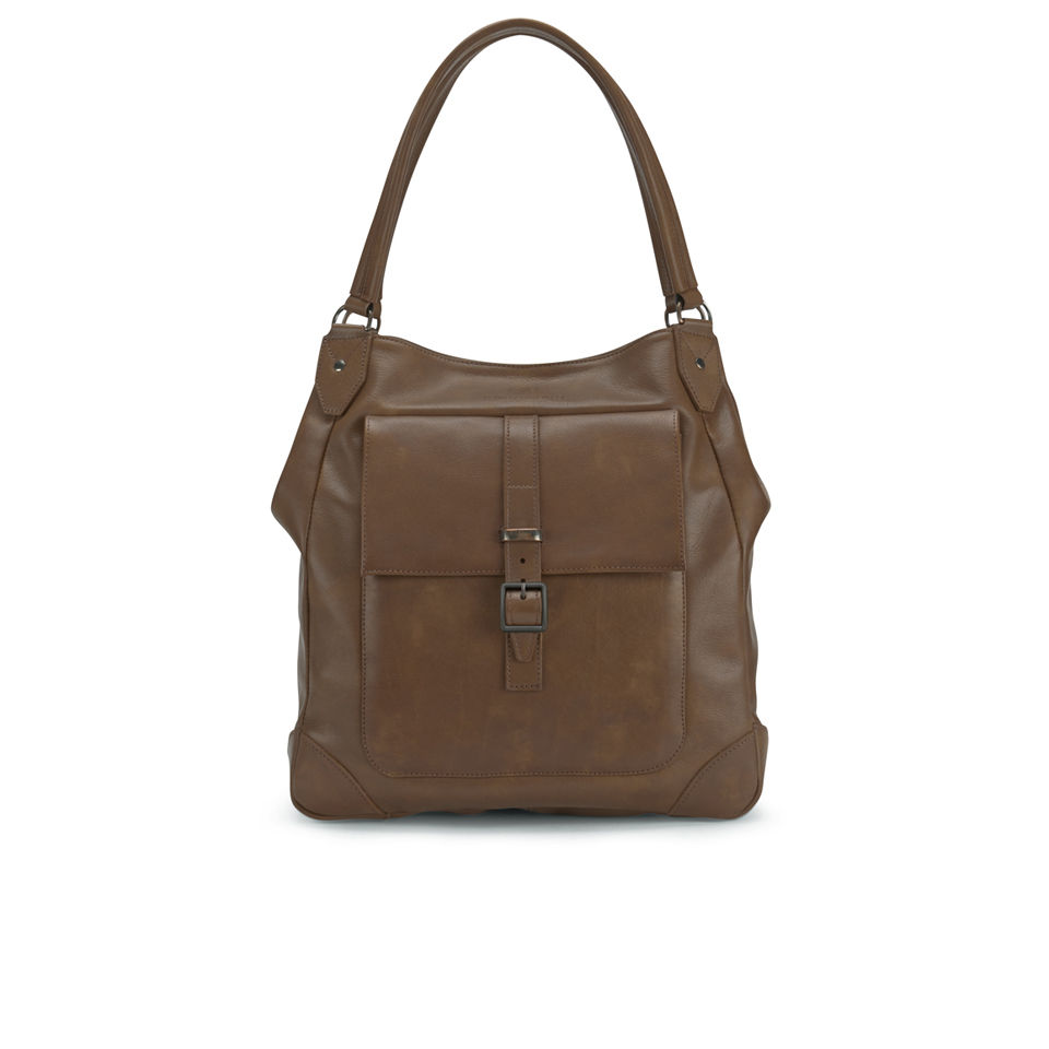 Knutsford Women&#39;s Soft Leather Shoulder Bag - Tan - Free UK Delivery Available