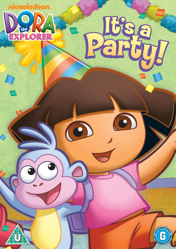 Dora The Explorer - Its A Party DVD - Zavvi UK