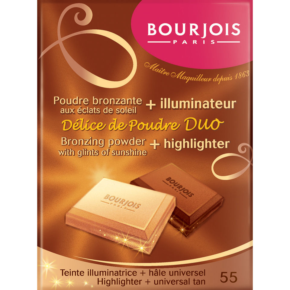Bourjois Delice De Poudre Bronzer Duo  Free Shipping 