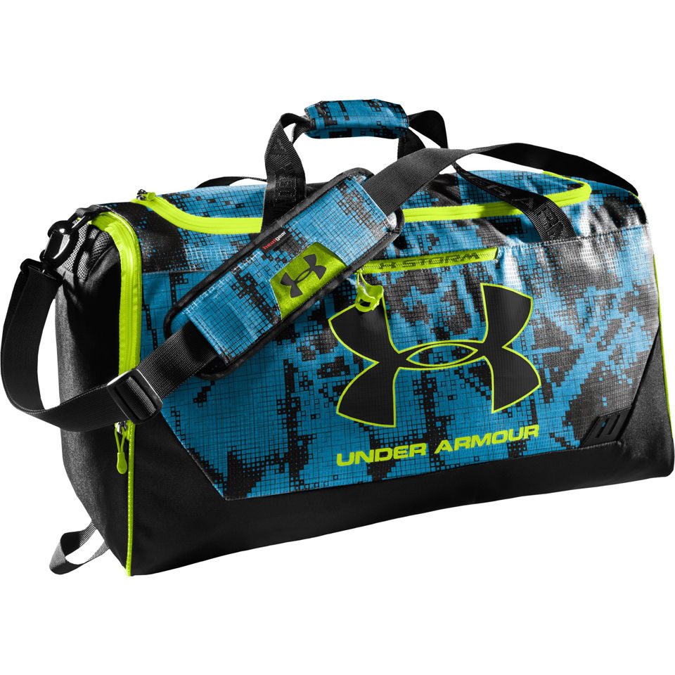 Under Armour Unisex MD Hustle Duffel - Electric Blue/Black ...
