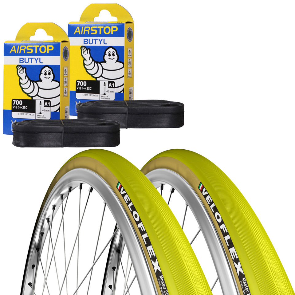 yellow 700c tires