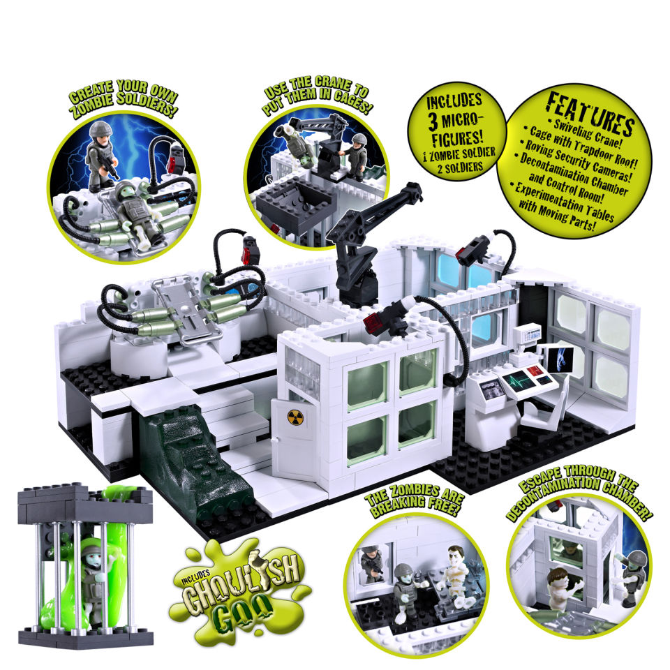 Character Building Monsters and Zombies Laboratory of Doom Playset