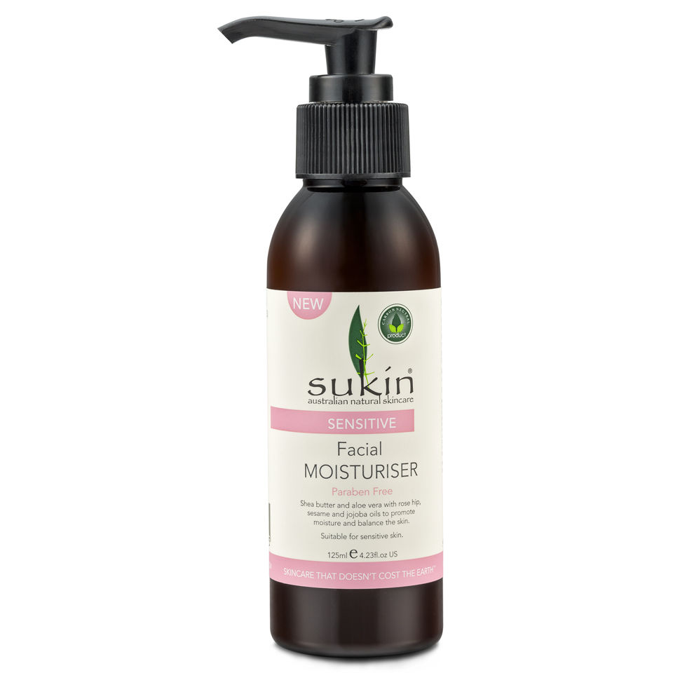 Sukin Sensitive Facial Moisturiser (125ml) Free Shipping