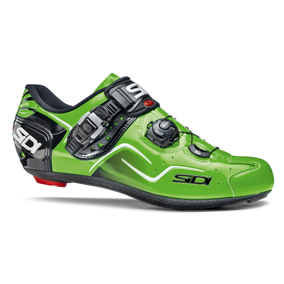 sidi green cycling shoes