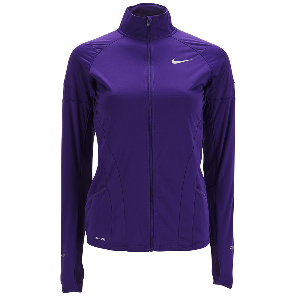 Nike Women's Element Shield Full Zip Running Jacket - Court Purple