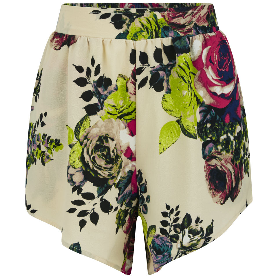 VILA Women's Flourish Shorts - Sandshell Womens Clothing | TheHut.com