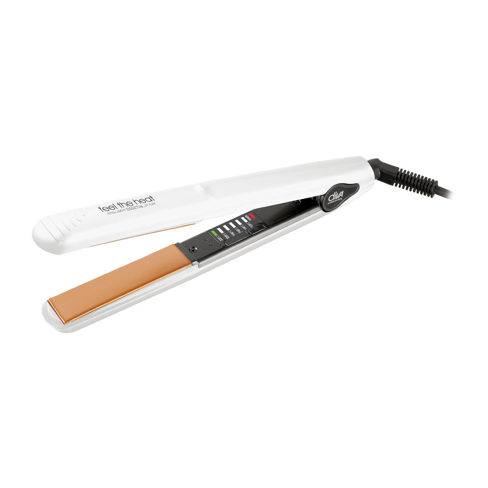 Diva Professional Styling Feel The Heat Intelligent Digital Styler Chromatix Straightener Purest White Buy Online Mankind