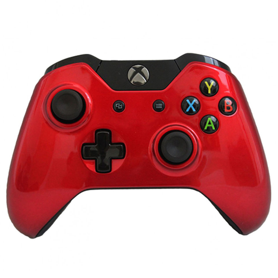 Xbox One Wireless Custom Controller - Gloss Red Games ...