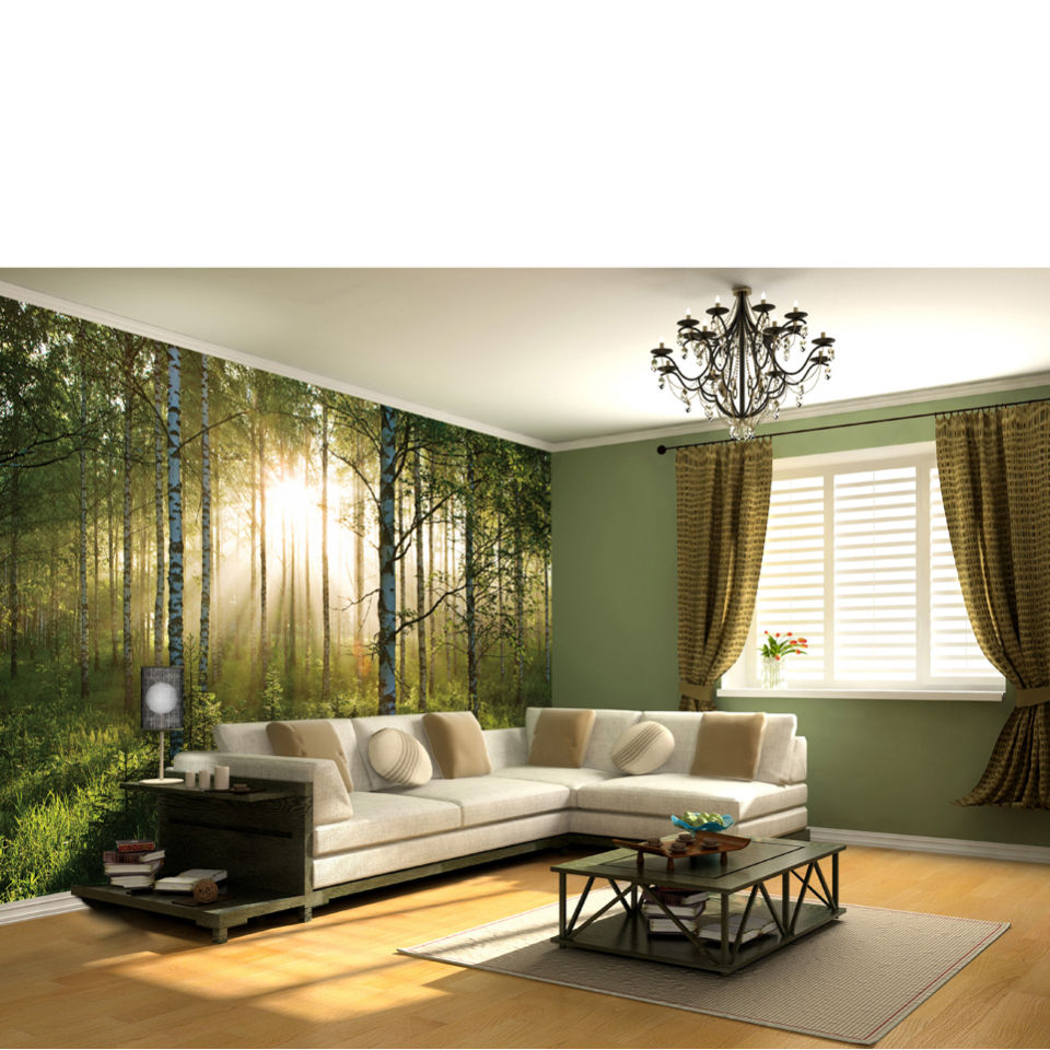 Forest Scene Wall Mural Homeware