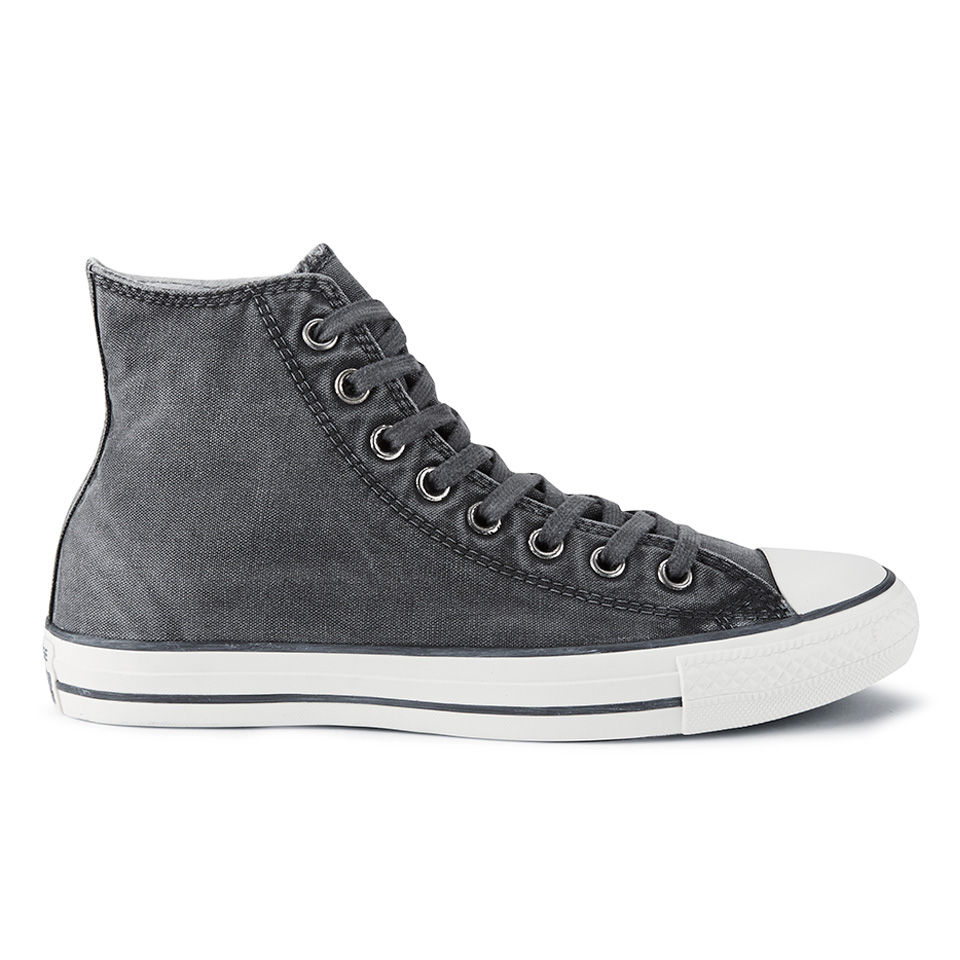 Converse Men's Chuck Taylor All Star Washed Canvas Hi-Top Trainers ...