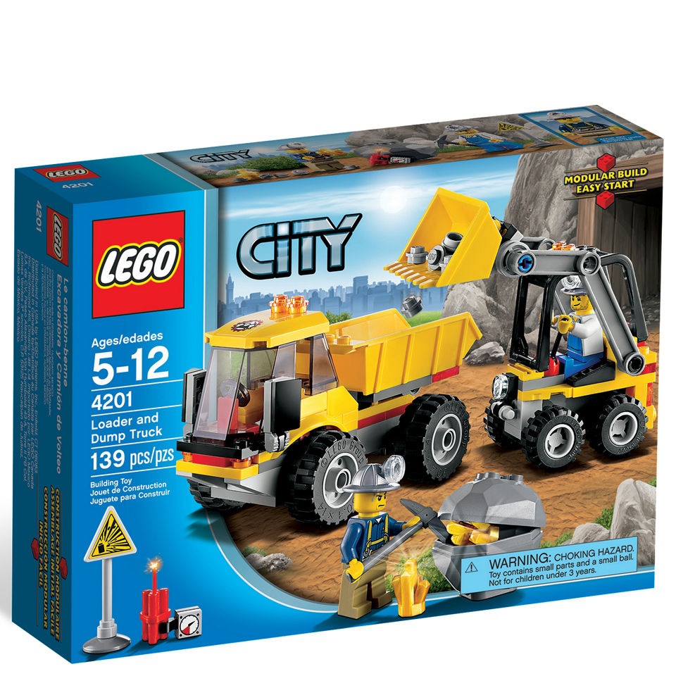 LEGO City: Loader and Tipper (4201) | IWOOT LEGO City 4201 Loader and Tipper