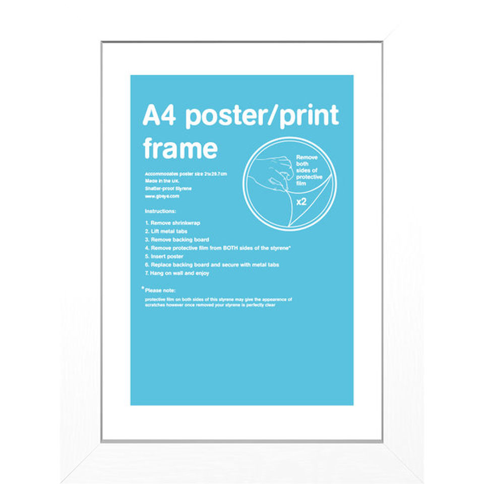 White Frame A4 IWOOT